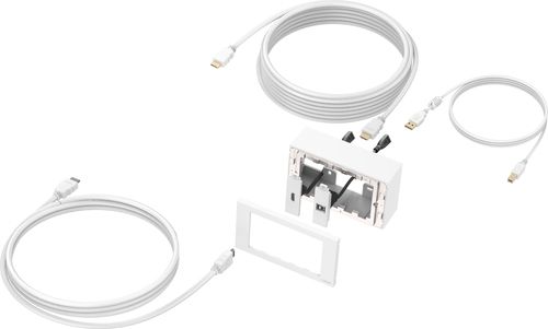 VISION Techconnect Modular AV Faceplate with cabos LIFETIME WARRANTY 
