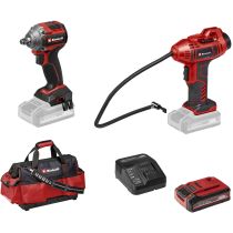 Comprar Aparafusadoras - Conjunto máquinas EINHELL TP-CW 18 260 + CE-CC 18 Kit, chave im
