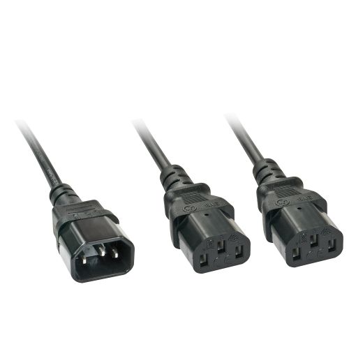 Comprar Lindy 2M C14 TO 2X C13 e EXTENSÃO CABO,