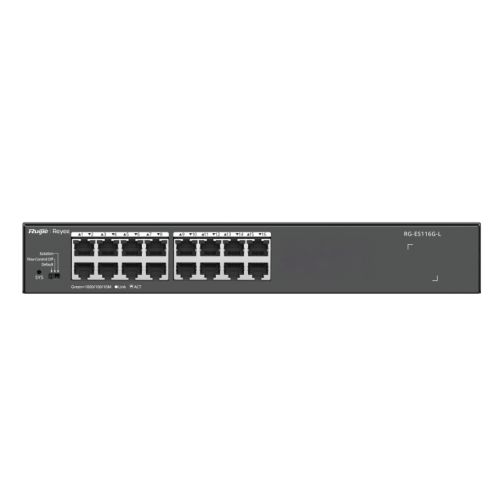Comprar SWITCH RUIJIE RG-ES116G-L 16 PORTS GIGABIT METAL HOUSING