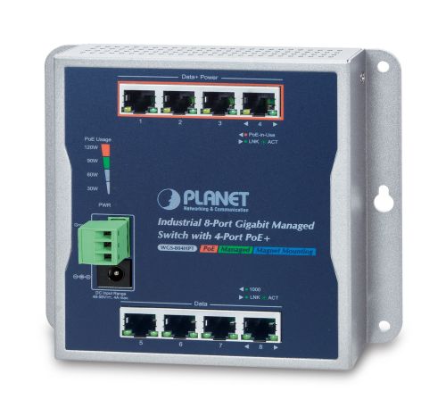 Comprar Switch PLANET Industrial 8-Port 10/100/1000T Wall-mount with