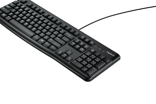 Comprar Logitech Teclado  K120, teclado preto, layout UE (QWERTY), cúpula b