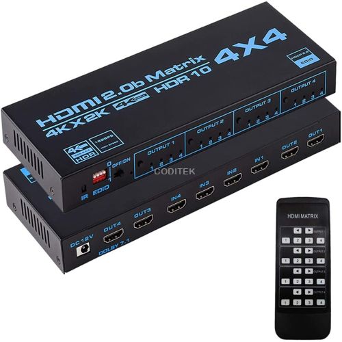 Comprar Matrix HDMI 4K 4x4 | Matrix Switch, 4K Hdmi Matrix 4 Em 4 Out Switch B