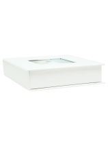 Comprar Arquivos Fotografia - Deknudt S66DJ4 branco 8x8 Caixa fotografias em imitação couro