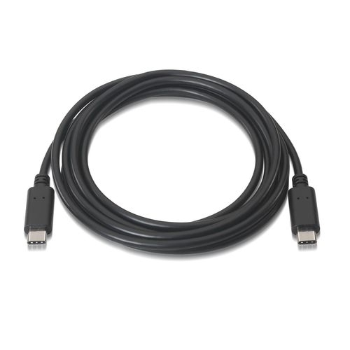 AISENS CABO USB 2.0 3A TIPO USB-C/M-USB-C/M 0.5M PRETO