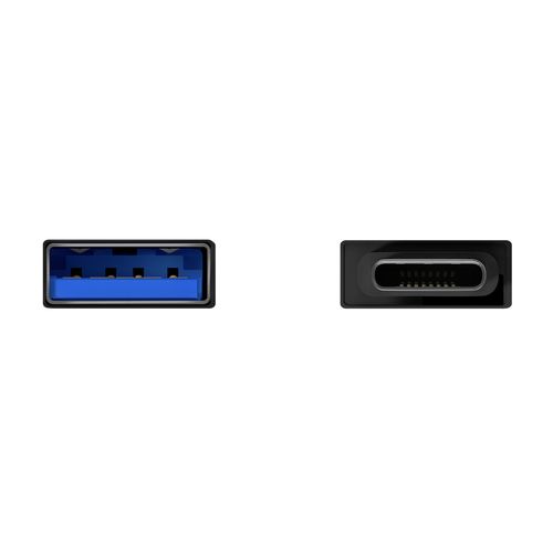 AISENS MINI ADAPTADOR ALUMINIO USB 3.2 GEN1 3A TIPO USB-C/M-A/H PRETO