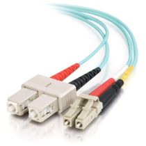 Comprar Cabos Fibra óptica - C2G LC-SC 10Gb 50/125 OM3 Duplex Multimode PVC Fiber Optic Cabo (LSZH