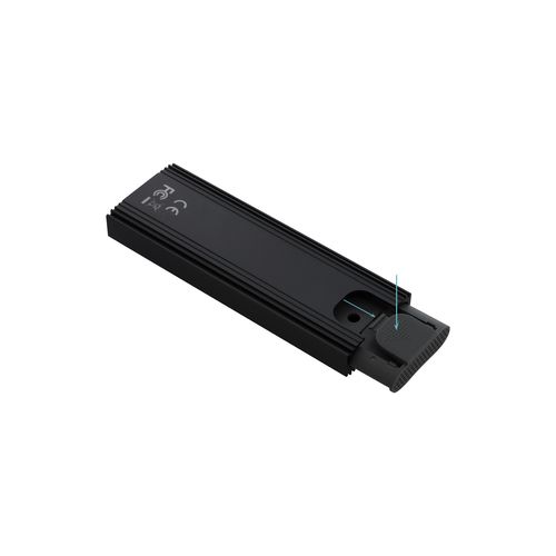 Caixa TOOQ TQE-2230B M.2 NVMe PCIe USB 3.1 GEN2 Black