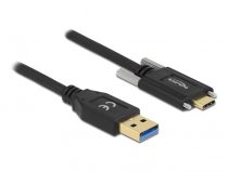 Comprar Adaptadores - Cabo USB SuperSpeed DELOCK, tipo macho USB-C macho, 2 m