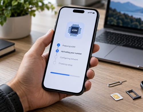 Blog Coditek eSIM: 8 Passos para Ativar e Gerir o Teu Número sem Cartão Físico