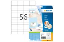 Revenda Papel - Etiquetas HERMA A4 branco 52,5x21,2 mm papel mate 1400 fichas