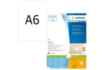 Revenda Papel - Etiquetas endereços HERMA Premium A6 branco 105x148 mm 800plug