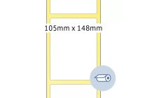 Revenda Papel - Etiquetas em rolo HERMA branco 105x148,5 mm papel mate 1000 fichas