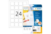 Revenda Papel - Etiquetas código QR HERMA A4 40x40 mm quadrado branco 600 fichas