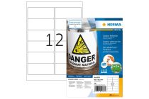 achat Papier - HERMA étiquettes A4 Outdoor film adhésif blanc 99,1x42,3mm 480 connect 9538