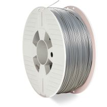 Revenda Acessórios Impressoras 3D - Filamento impressora 3D Verbatim PLA 1,75 mm 1 kg prateado cinzen