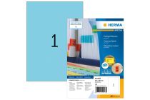achat Papier - Étiquettes HERMA A4 bleues 210x297 mm papier mat 100 connecteurs 4403