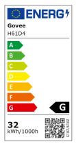 Govee Neon Strip Light 4 mètres Blanc Matter ready