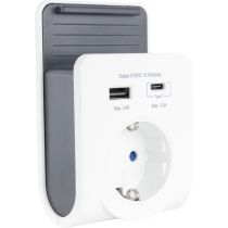 achat Adaptateur Réseaux - REV Chargeur USB + Prise 240V plus USB-A&C 0020770112 0020770112