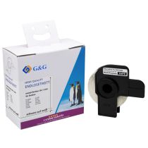 Revenda Papel - Etiquetas G&G 17mm x 54mm pb-ws comp. w. Brother DK-11204