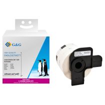 Revenda Papel - Etiquetas G&G 29mm x 62mm pb-ws comp. w. Brother DK-11209