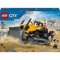 Revenda Lego - LEGO 60466 City Yellow bulldozer + carregador frontal, brinquedo co