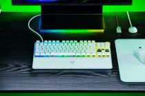 Razer Huntsman V3 Pro Clavier 8KHz sans touches - Blanc - US Layout