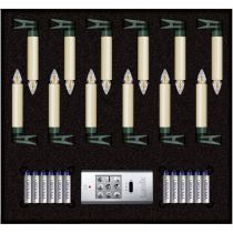 achat Lampes déco - Krinner Lumix Superlight Flame Mini Ivory 12 pcs. Set 77122