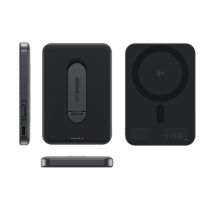 PanzerGlass potencia Powerbank w. Spin Stand 5000mAh Space Negro