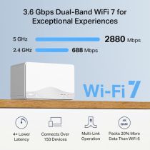 TP-LINK BE3600 Whole Home Mesh Wi-Fi 7 System