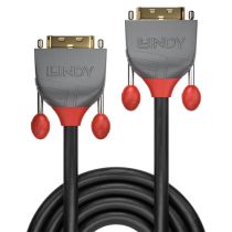 Lindy 1M DVI-D DUAL LINK CABLE, ANTHRA LI