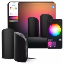 Philips Hue Play bañador pared pack doble negro