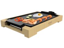 Cecotec Gril table Tasty&Barbacue 2000 Bamboo, Plaque grillade électr