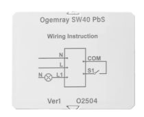 Shelly Plug Play PbS Ogemray Smart Relay 25A Relais gros appare