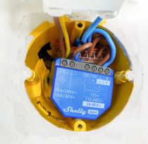 Shelly Relé 1 Gen4 2-pack max 16A 1 canal WLAN Materia Zigbee Bluetoot
