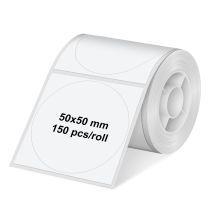 achat Papier - Rouleau d étiquettes Olympia 50 mm rond blanc (150 pcs) 6324