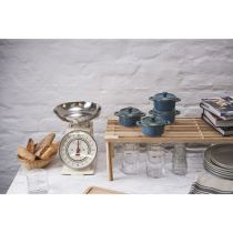 Staub Mini Cocotte Set 4 pcs. ronde, céramique, turquoise antique