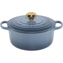 achat Skillet et Casseroles - Le Creuset Signature Brater rond 24 cm chambray 21177244344441