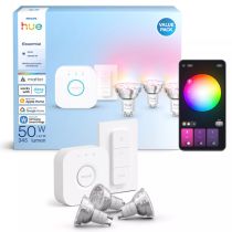 Philips Hue Starter Kit Essential GU10 3P+Interruptor+Puente V2