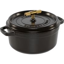achat Skillet et Casseroles - Staub Cocotte Buster Punch 24 cm ronde, noire, Fonte 1029893