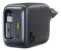 achat Chargeur - Baseus EnerCore CJ11 Chargeur rétractable 2C 45W EU Noir E0120G00