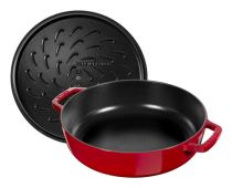 Staub Rôtissoire Chistera 28 cm rouge cerise