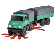 Véhicule télécommandé Carson 1:87 MB Unimog Forst m. Hang. 2.4G 100% R