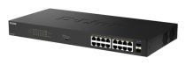 D-Link DGS 1018P Switch sem gestão 16 x 10/100/1000 (PoE) + 2 x combo 