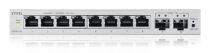 Zyxel GS1200-10V3 8-Port Gigabit, 2xSFP web/smart managed