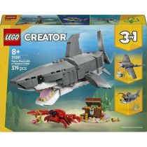 LEGO 31381 Creator 3-en-1 Requin sauvage + coffre au trésor, Jeu co