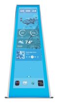 HYTE Y70 Touch Display Upgrade Blueberry Milk 36,8 cm (14,5 pouces), b