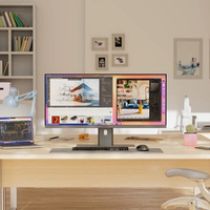 Moniteur Alogic EDGE 40 LCD 5K + 90W PD Argent
