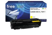 buy Ersatz-Canon-Toner - Freecolor Toner Canon 055H (3017C002) yellow 5600 Seiten remanufacture