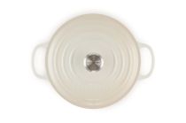 Le Creuset Signature rôtissoire ronde 26 cm meringue